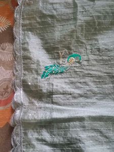 Elegant Sequined Peacock Kurta