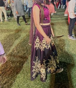 Crop Top With Western Look Lehenga