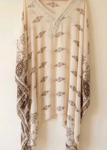 Y2K Boho Printed Kaftan Style Tunic