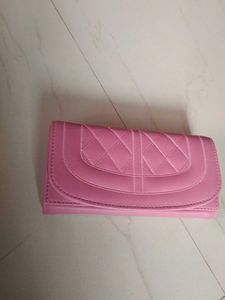 Stylish Pink Quilted Wallet