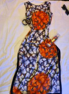 Vibrant Floral Sleeveless kurti