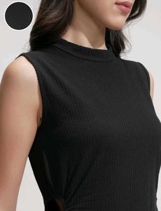 Black Ruched Midi Dress Size XS