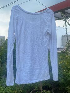 Classic White Long Sleeve Top
