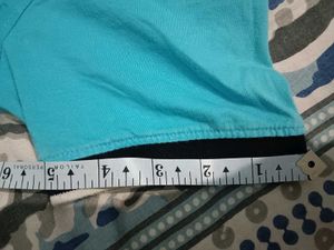 Cool Blue T-Shirt with Surf Graphics