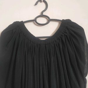 Flaired Black Salwar