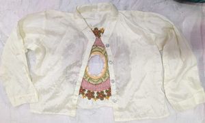 Embroidered Cream Blouse