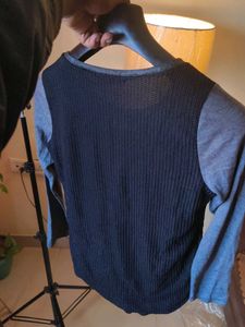 New Korean Stylish Colourblock Top