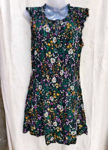 Floral Print Mini Dress