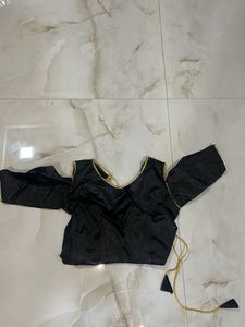 Elegant Black Blouse+ lehenga kids 12-14 years