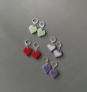 Cute Heart Beaded Earrings