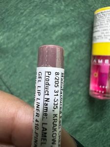 LAMEL Lip Oil  &amp; LipLiner “Pink Taupe” Combo