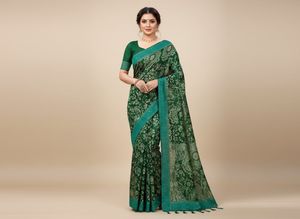Elegant Green Saree