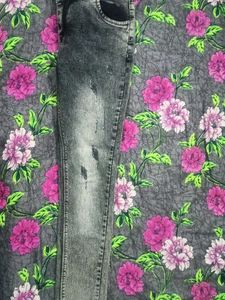 Stylish Washed Denim Jeans