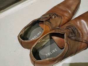 Brown Leather Formal Ruosh Shoes