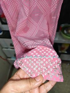 Beautiful Pink Sequence Kurti