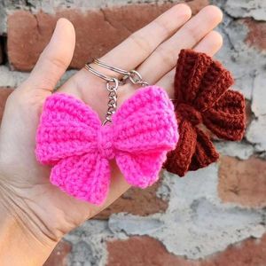 Crochet Bow Keychains
