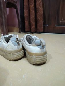 Cream Sneakers