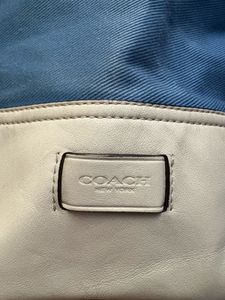 VINTAGE COACH Stylish Blue Hobo Bag