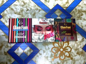Glam Fam Eyeshadow Palettes Bundle Pack Of 3