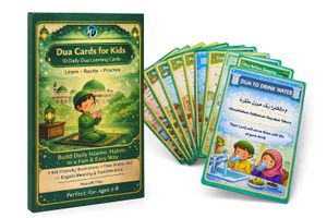 Dua Cards for Kids - 10 Essential Duas