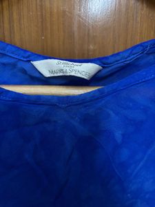 Marks &amp; Spencer Blue Tank Top