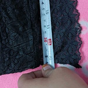 Lace Bralette -🤎 Black