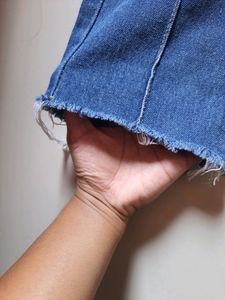 High-Waisted Belted Mom Jeans