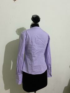 Lavender Front Tie Top