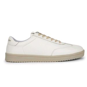Men's White Leather Sneakers