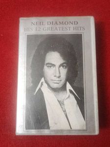 Neil Diamond His 12 Greatest Hits vintage Cassette