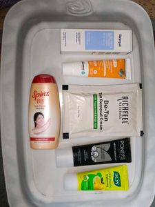 Skincare products combo