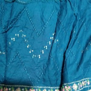 Anarkali Printed Rayon Set