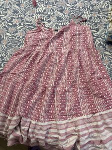 zudio Boho Print Tiered Summer top