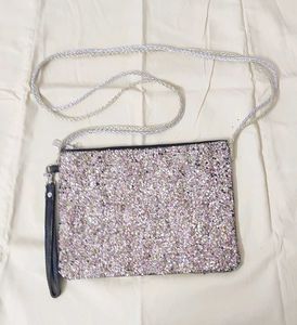 Sparkly Glitter Clutch Bag