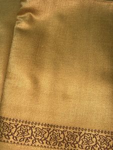 Elegant Golden Embroidered shawl