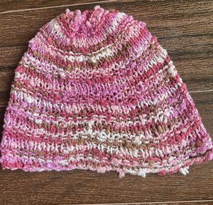 Pink Cozy Textured Beanie