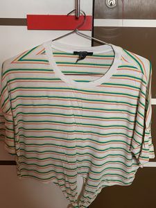 Striped Crop Top