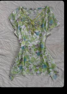 Bohemian Floral Tunic Top