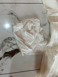 White Gown With Heavy Embroidery Dupatta