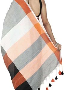 Stylish Checked Saree
