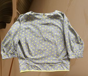 Yellow Polka Dot Top