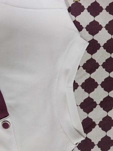 purple and white top for girls