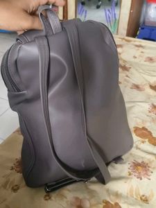 Stylish Grey Backpack | 4 zips