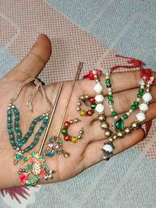 Beaded Peacock Jewellery Set ✨