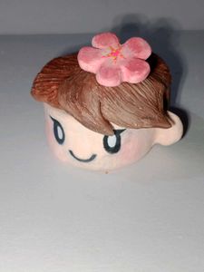 Handmade clay trinket bowl