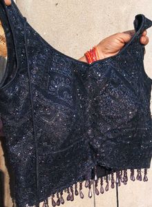 Dark Blue Lehenga