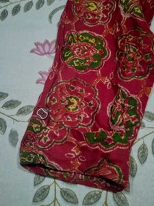 Red Printed Kurti 🍂