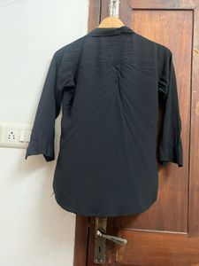 Classic Black Button-Up Shirt