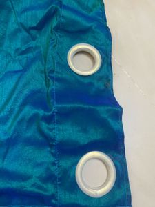 curtainblue set of 2(7ft) removing  soon