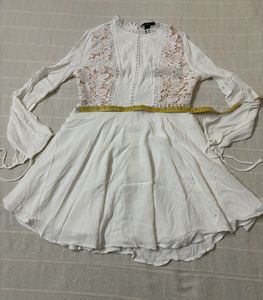 🆕Forever 21 Floral Boho Lace Mini Dress